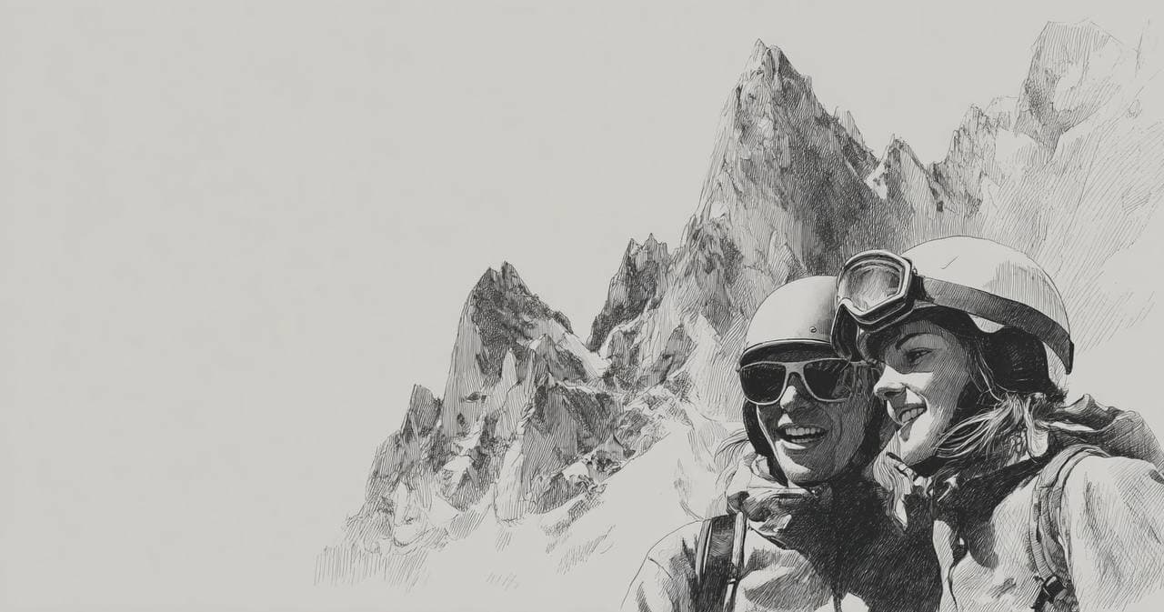 Alpine hikers